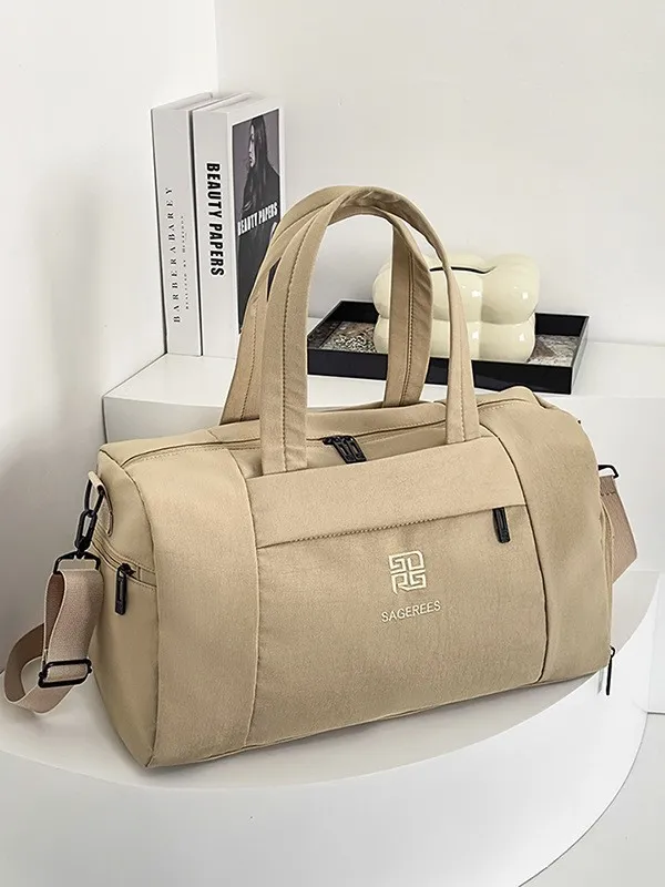 Grand Sac de Voyage Fourre-Tout Léger en Nylon Imperméable Sac de Sport Valise Weekender Portable Pour Hommes Femmes