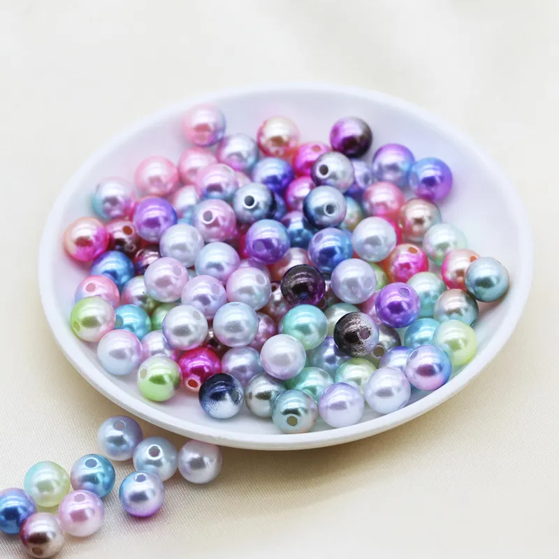 Perle di Imitazione ABS Perle Sfuse Sfumate Accessori per Nail Art Artigianato Creazione di Gioielli