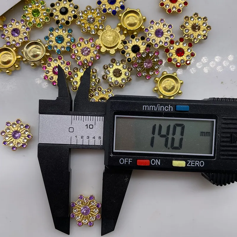 Sonnenblume Strass Blume Bastelknopf DIY Haarschleife Kleidung Zubehör Dekorative Strass Verzierung