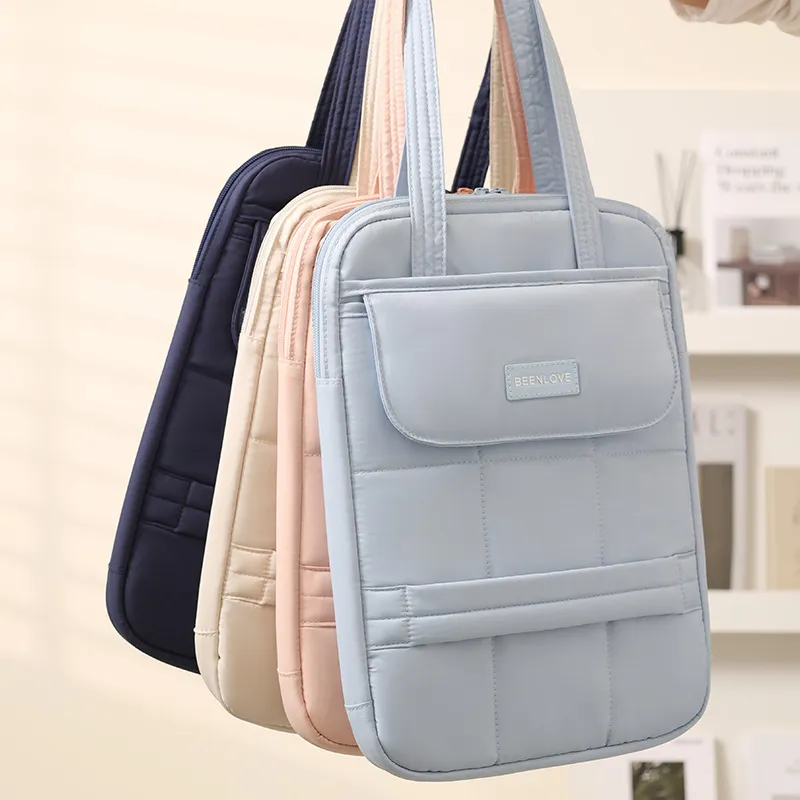 Borsa a Tracolla per Laptop Trapuntata Impermeabile Custodia per Notebook per Donna e Uomo Viaggi di Lavoro