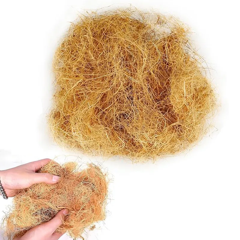 Natural Coconut Palm Fiber For Flower Pot Plant Decor And Bird Nest Pet Nesting Breathable Eco Friendly Gardening Material