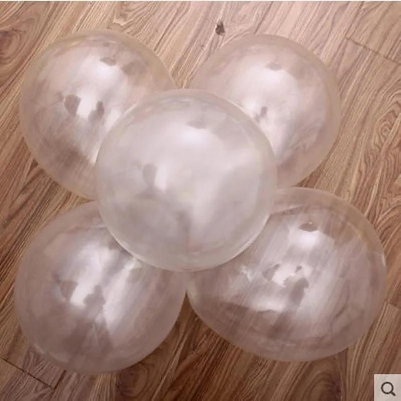 Transparent Latex Balloons Clear Round Balloons For Wedding Party Birthday Celebration Festival Decoration