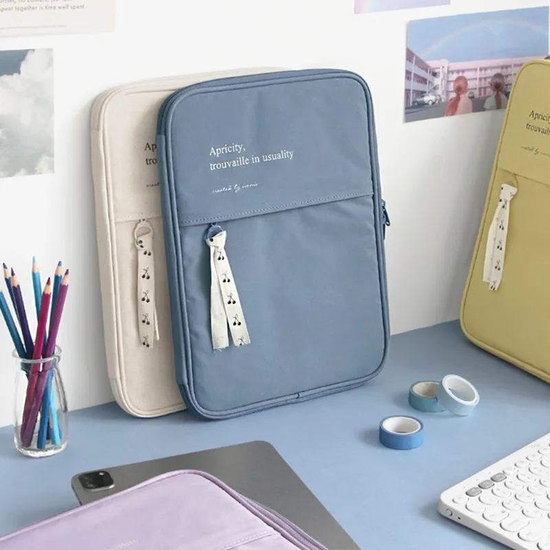 Borsa Per Custodia Per Laptop Impermeabile E Antiurto Minimalista Per Tablet E Computer Graziosa Tasca Portaoggetti Multistrato