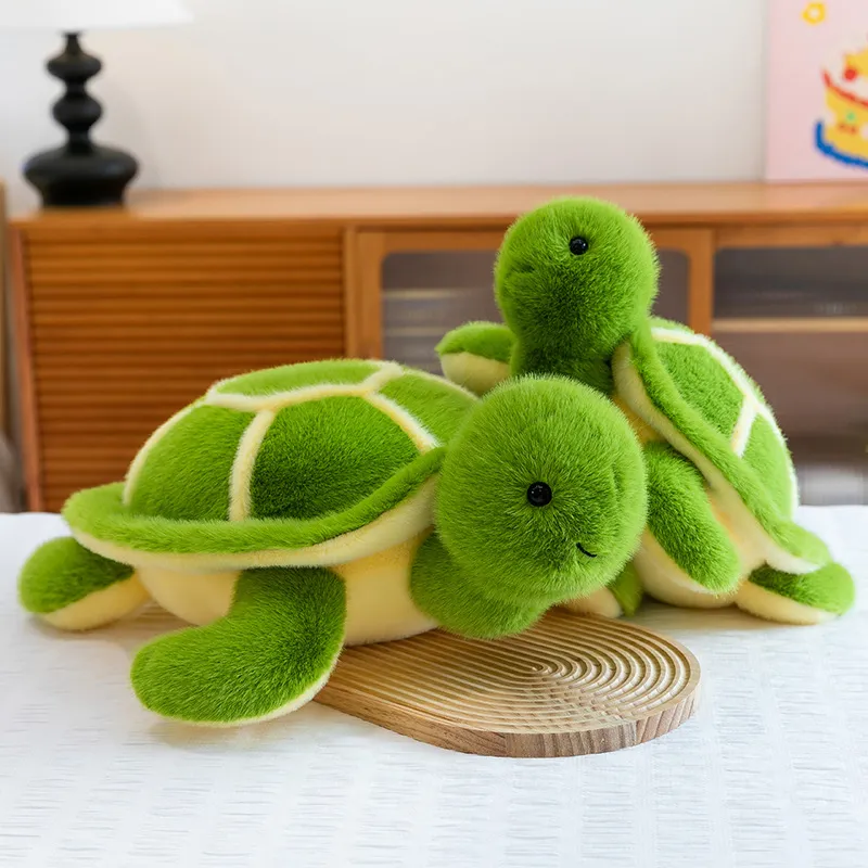 Super Soft Cartoon Turtle Plush Toy Stuffed Animal Pillow Cute Bedside Decoration Bed Sleeping Doll For Kids