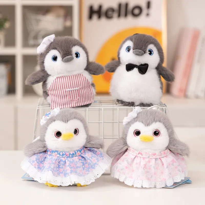 Cute Penguin Plush Toy Stuffed Animal Doll Creative Couple Doll Soft Plush Toy Desktop Ornament Gift