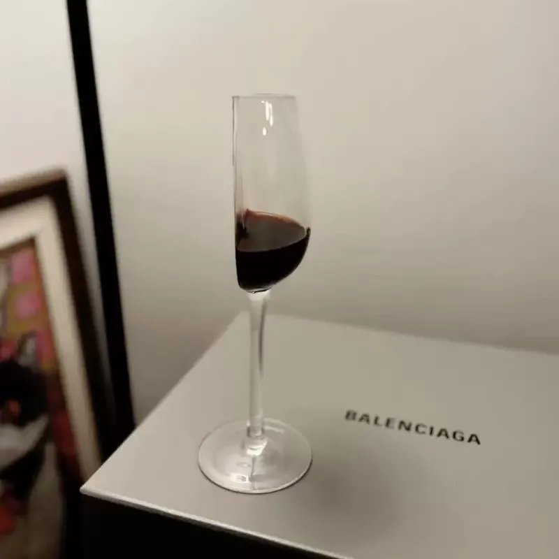Creative Half Glass Wine Glass Unique Design Goblet Champagne Glass Light Luxury Glassware For Home Party Gift