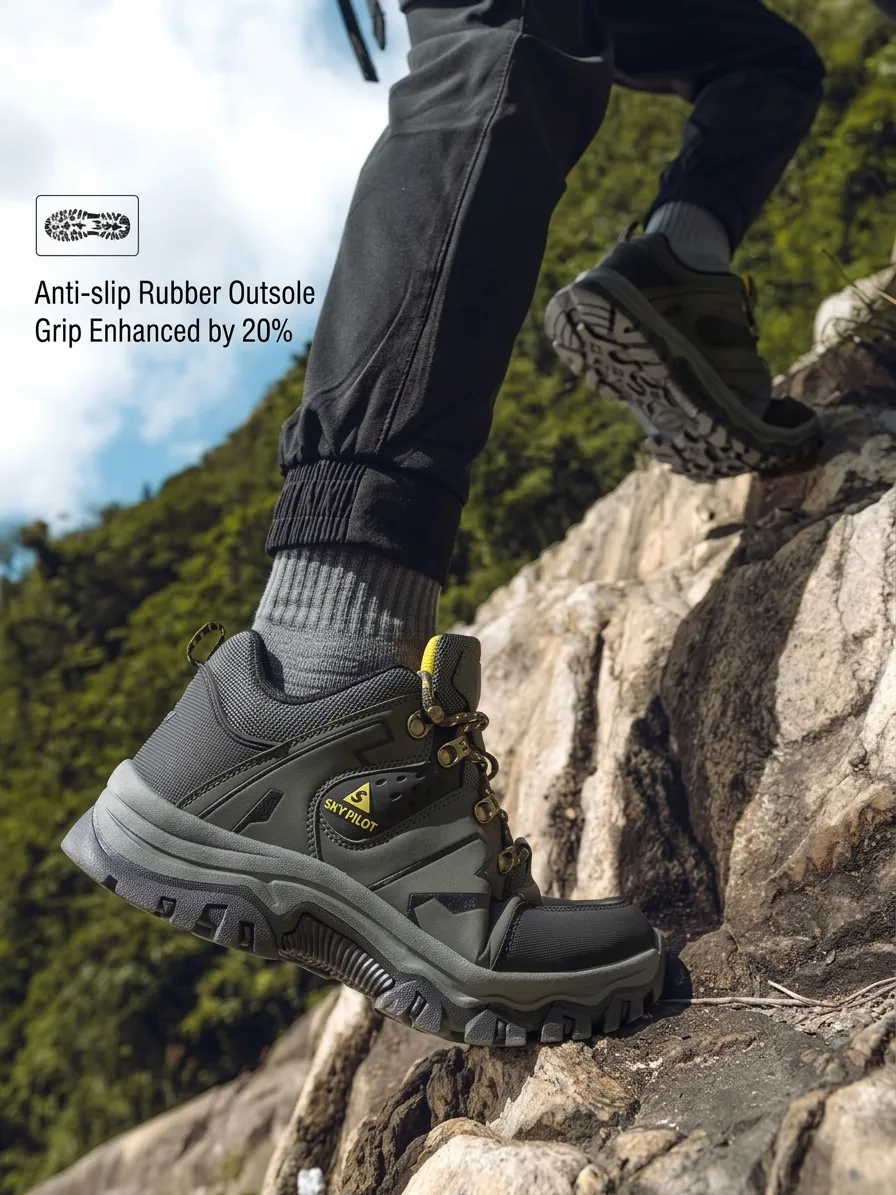 Scarpe da Trekking Professionali da Uomo Impermeabili Antiscivolo Resistenti all'Usura Leggere Outdoor Arrampicata Sneakers Sky Pilot Stivali Sportivi