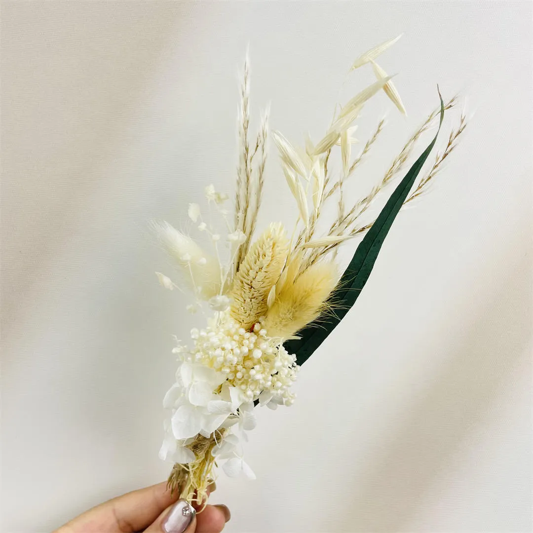 Natürliche Getrocknete Blumen Mini Strauß Handgemachte Konservierte Blumenarrangements Für Geschenkbox Hochzeit Party Heimdekoration