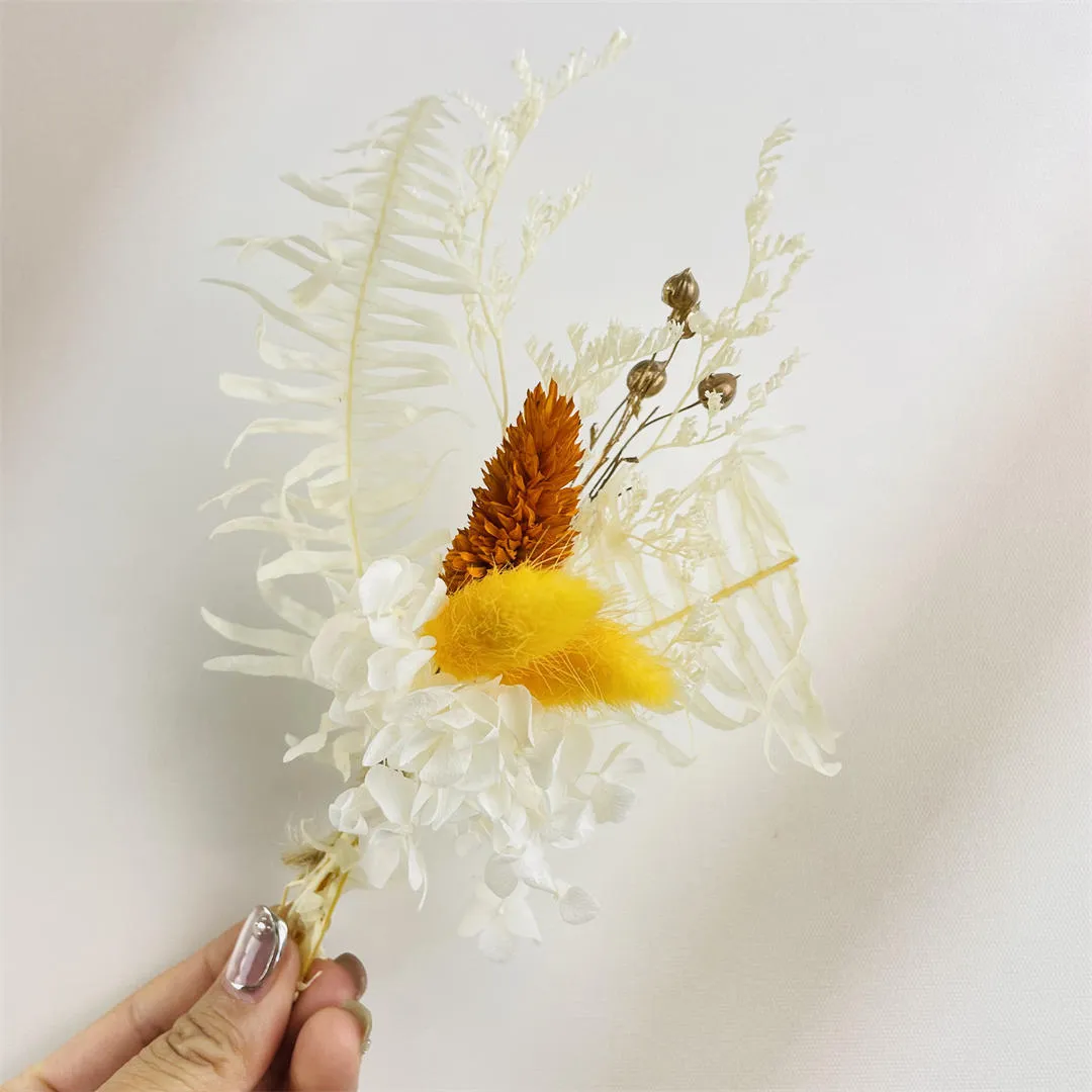 Mini Bouquet di Fiori Secchi Naturali Composizione Floreale di Piante Secchi Naturali Per Regalo Festa di Matrimonio Arredamento