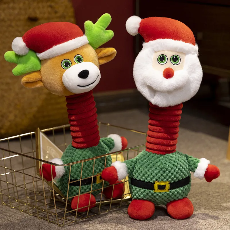 Kerst Pluche Speelgoed Kerstman Sneeuwman Rendier Pop Gevuld Dier Vakantie Huisdecoratie Kerstcadeau Feestelijke Feestartikelen