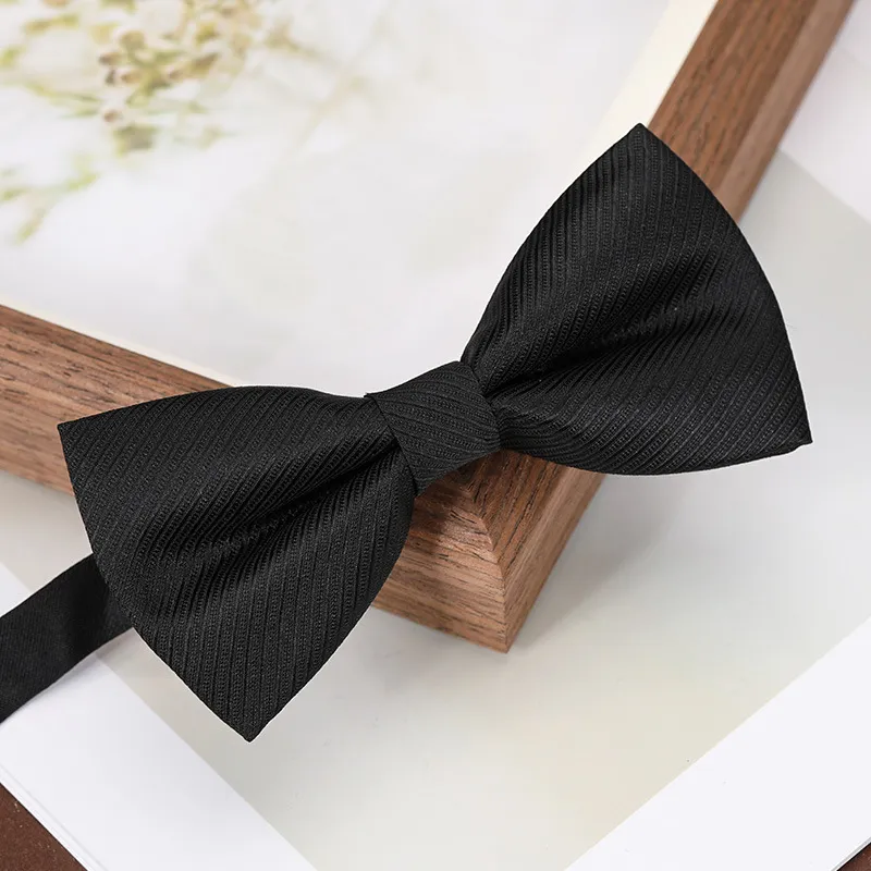 Men's Classic Jacquard Bow Tie Formal Business Wedding Groom Tuxedo Bowtie Adjustable Neckwear Accessory