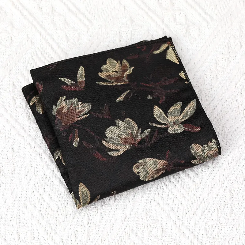Heren Retro Jacquard Borstzakdoek voor Zakelijk Pak en Bruiloft