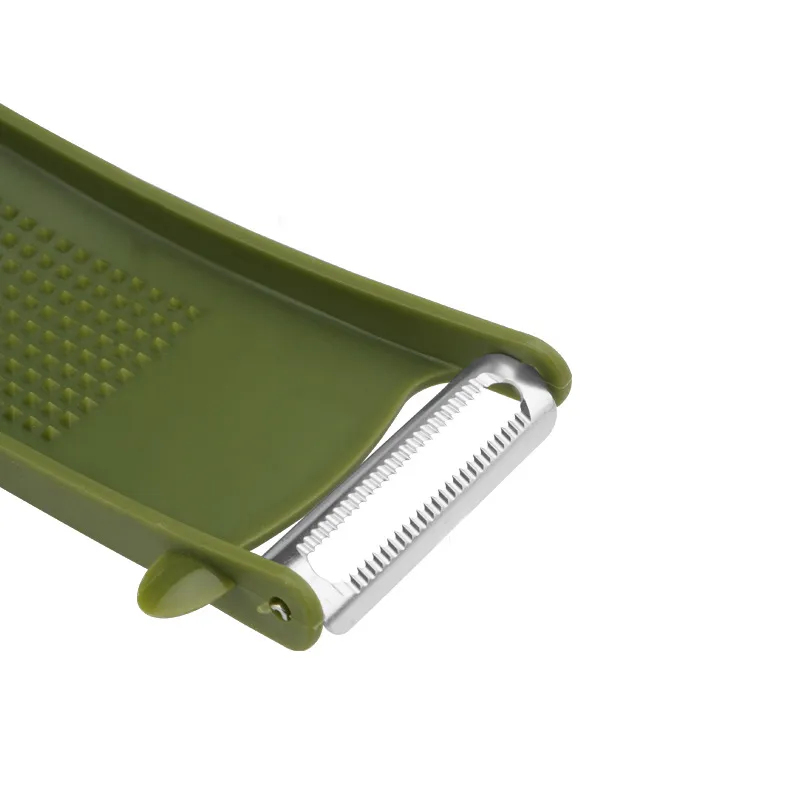 Pelador de Frutas y Verduras Multifuncional Rallador de Patatas Cuchilla de Acero Inoxidable Estilo Nórdico Minimalista