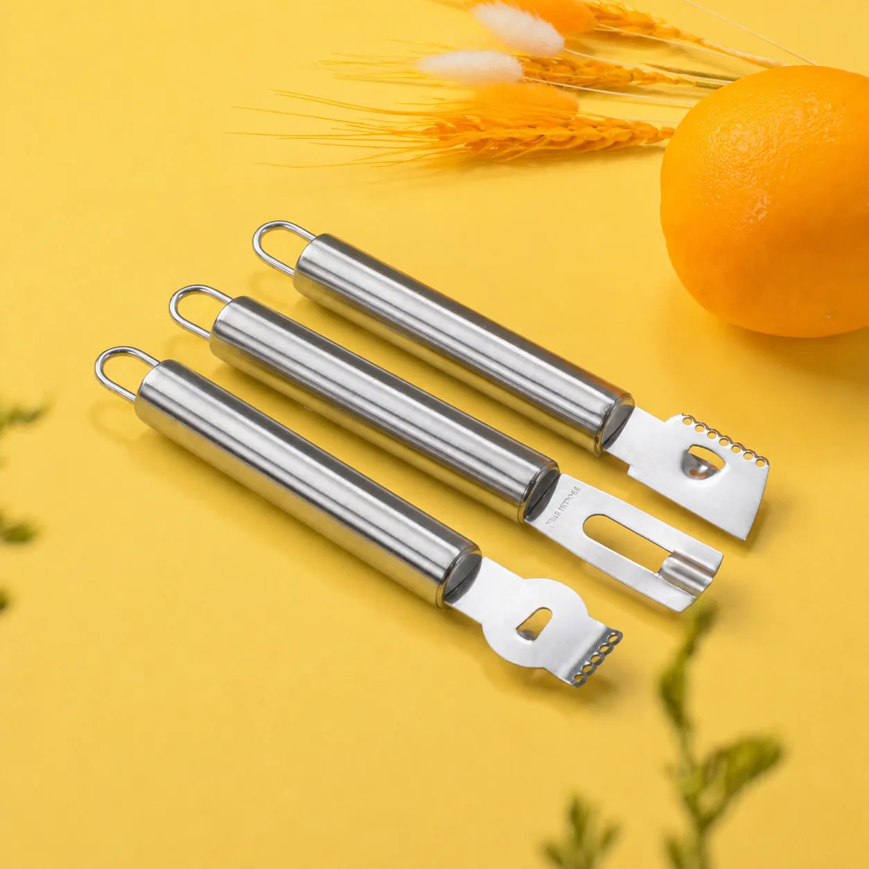 Rallador de Limón de Acero Inoxidable Herramienta Peladora de Cocina Multifuncional para Frutas Cítricas Naranja Gadget de Cocina