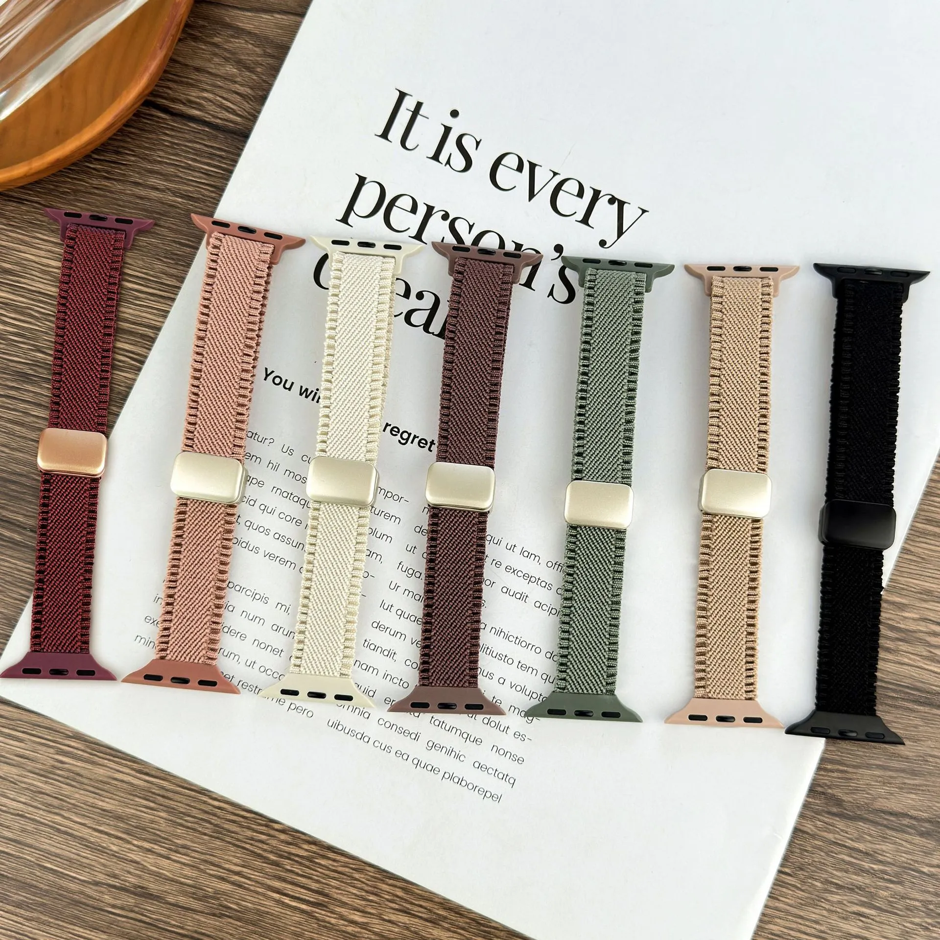 Nylon Geweven Horlogeband Voor Smartwatch Ultra Serie Magnetische Sluiting Vervangende Band Mode Polsband