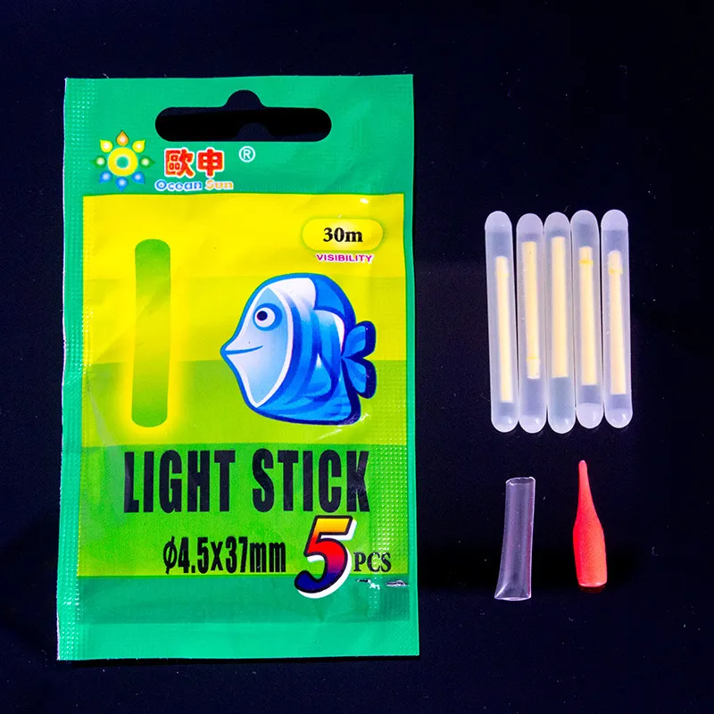 Green Fishing Glow Sticks Night Fishing Float Light Fluorescent Sticks Luminous Fishing Tackle Accessories