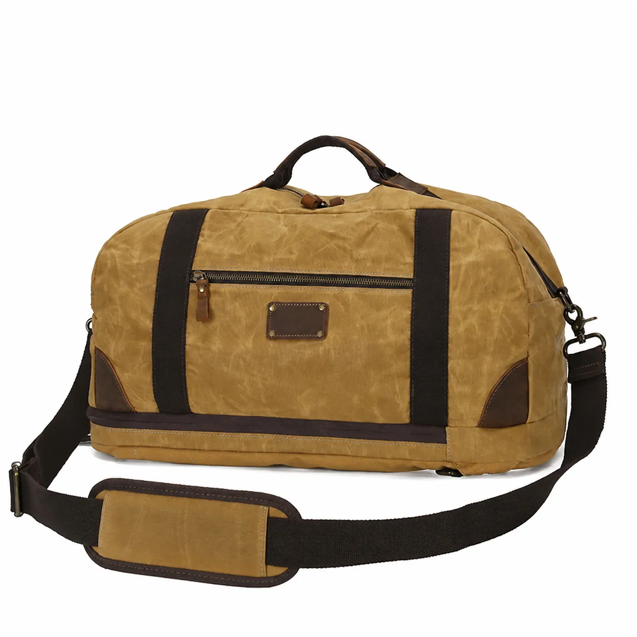 Vintage Grote Capaciteit Reistas Multifunctioneel Waterdicht Canvas Duffel Bag Weekender Bag Voor Mannen Vrouwen Bagagetas