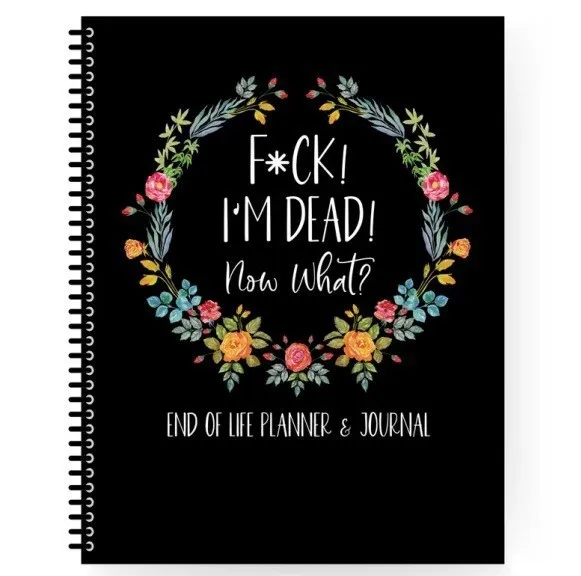 Vintage Black Loose Leaf Notebook End Of Life Planner And Journal Portable Diary Organizer Stationery Gift