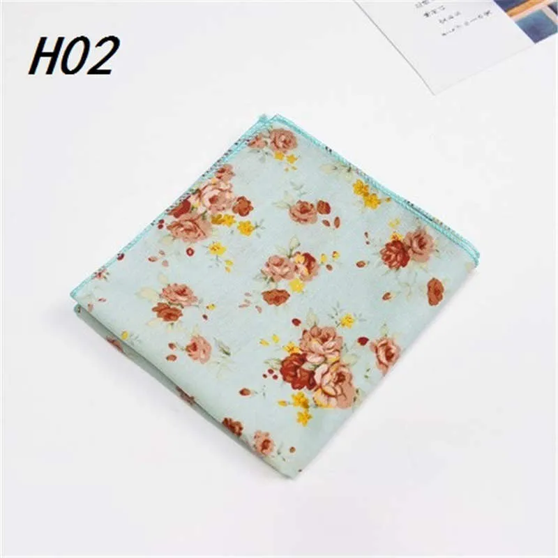 Heren Katoenen Pochet Vintage Bloemen Paisley Zakdoek Retro Pak Pochet Bruiloft Feest Pak Accessoires