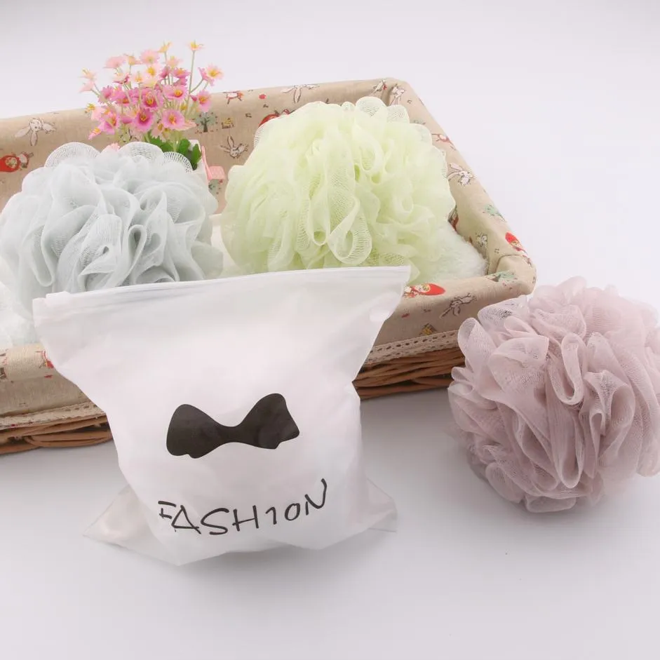Grand Éponge de Bain Douce Pouf en Maille Balle de Douche Laveur Corps Loofah de Bain Pouf de Douche Pour Nettoyage Quotidien Salle de Bain