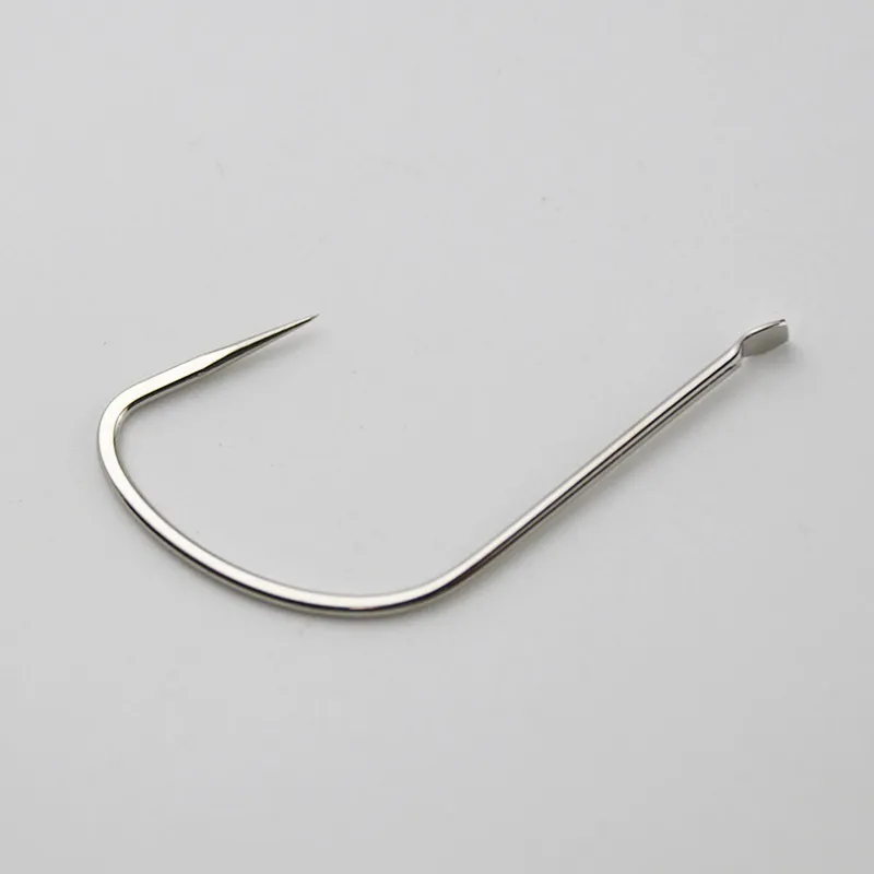 Heavy Duty Barbless Fishing Hook Extra Large Carp Anchor Hook Silver Electroplated Metal Fishing Tackle For River Outdoor Angling