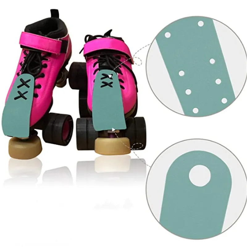 Protège-orteils pour Patins à Roulettes Embouts de Protection en Cuir pour Patins Quad Résistants à l'Usure Paire