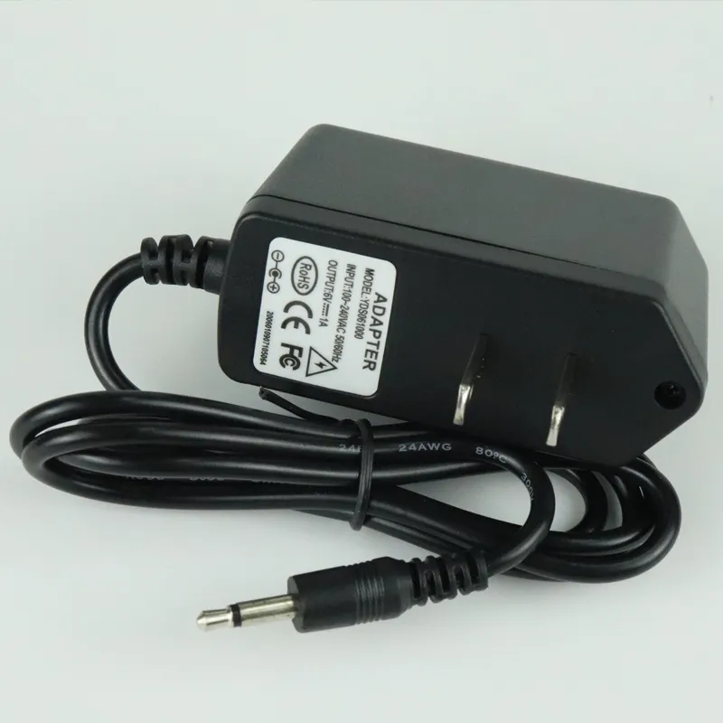 Adaptador de Corriente para Máquina de Coser Eléctrica Portátil Enchufe US Cargador CA CC Cable de Repuesto
