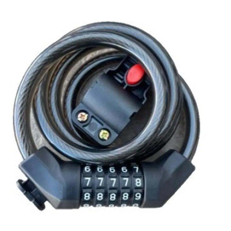 Heavy Duty Bicycle Cable Lock 5 Digit Resettable Combination Bike Lock Secure Anti Theft Cycling Security Lock For Mountain Bike