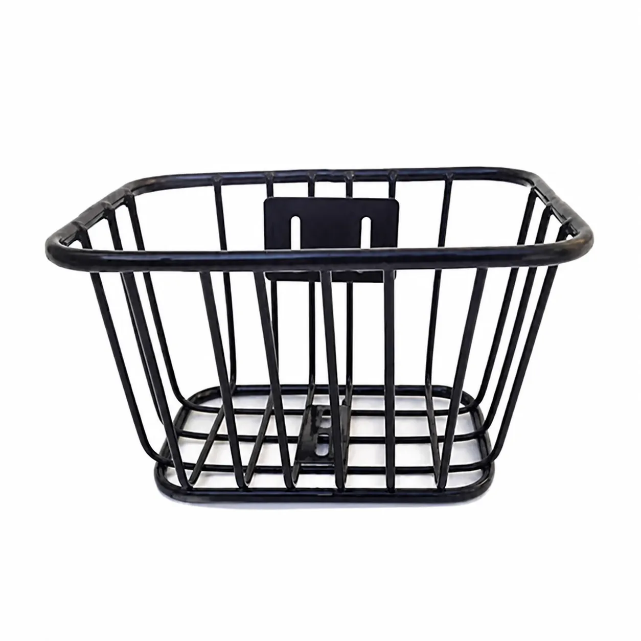 Kids Bicycle Front Metal Basket Children Mountain Bike Thickened Wire Mesh Storage Basket Black Universal Fit