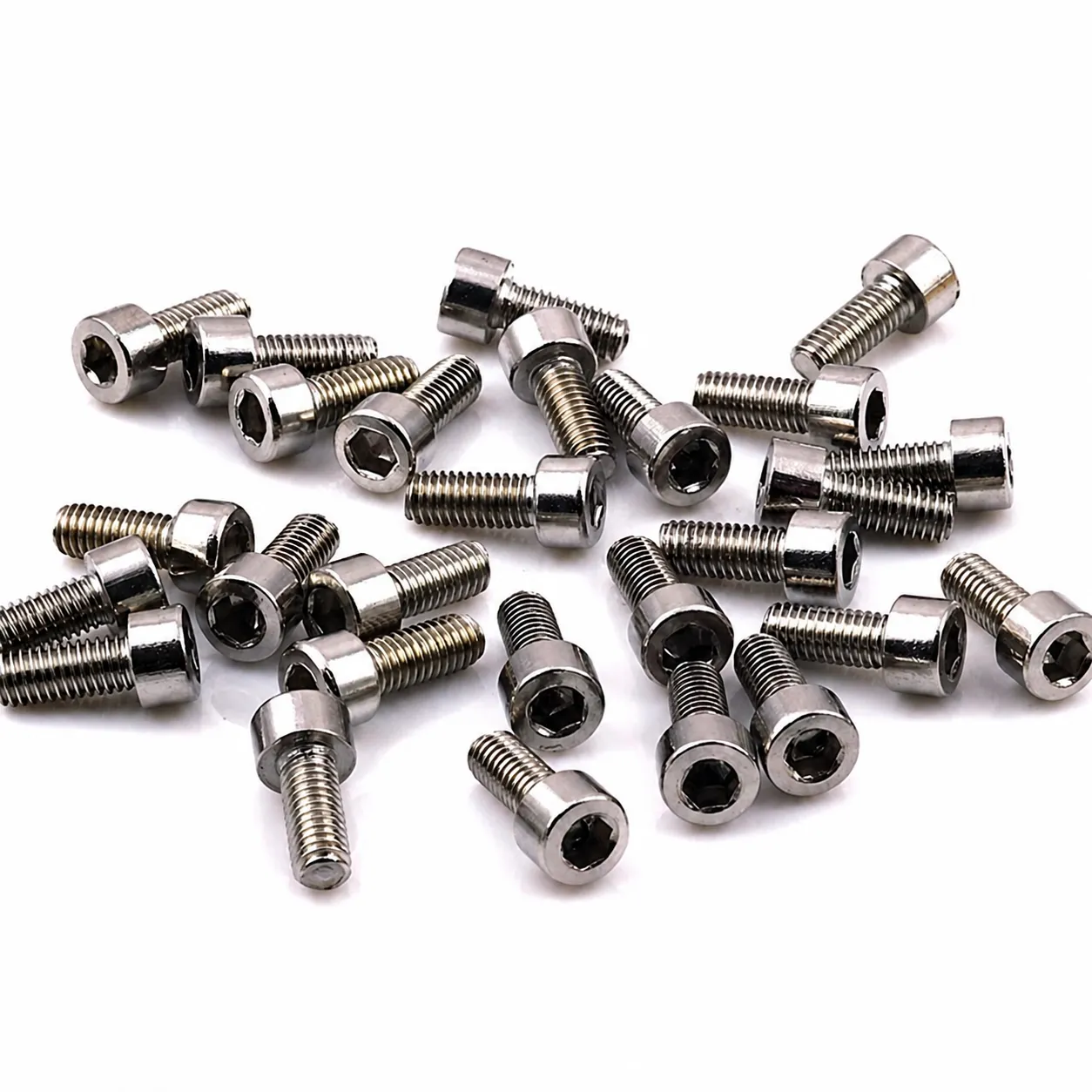 Carbon Steel Nickel Plated Hexagon Socket Head Cap Screws Bicycle Water Bottle Cage And Rear Rack Screws