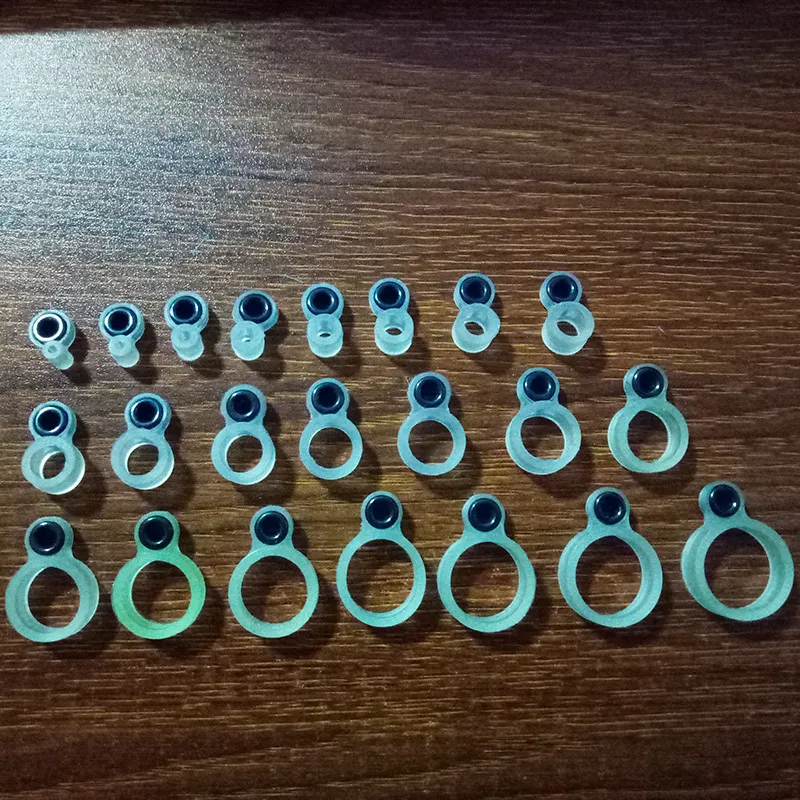 Vishengel Geleideringen Set Siliconen en Keramiek Lijnogen DIY Reparatie Kit Visaccessoires