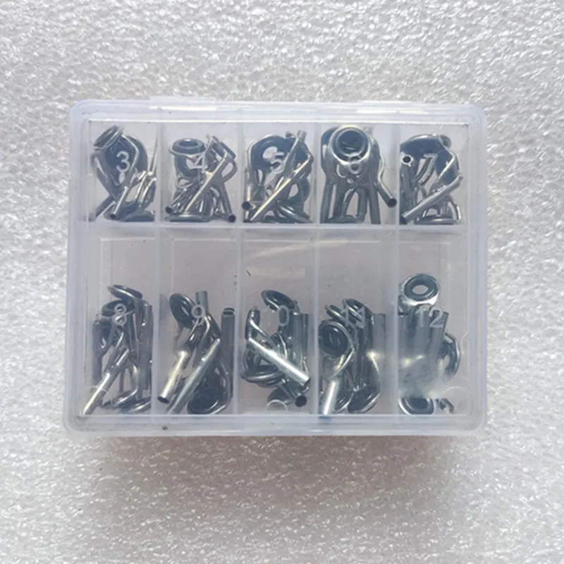 Roestvrijstalen Vishengel Geleidingsringen Reparatieset DIY Accessoires