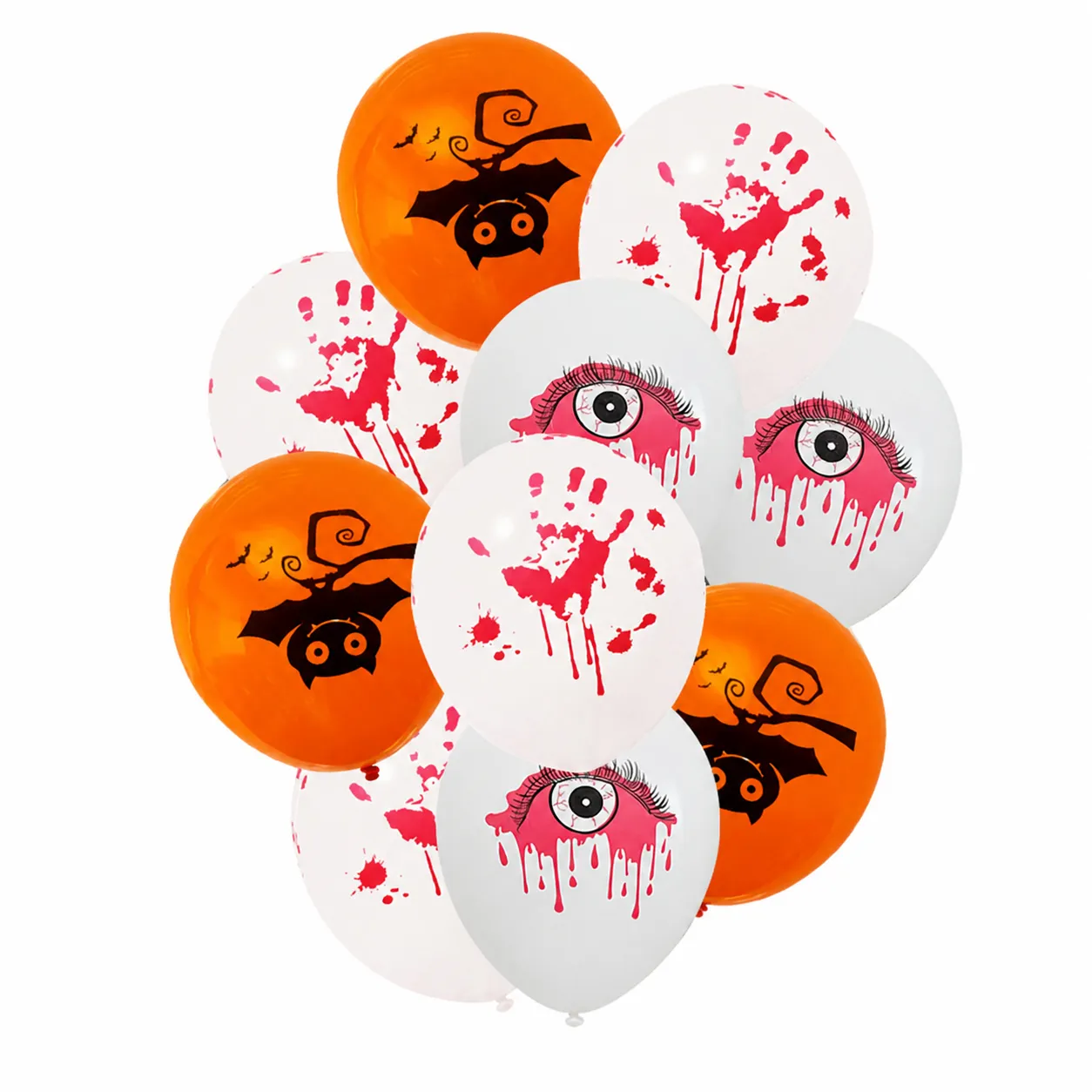 Μπαλόνια Λάτεξ Halloween Τυπωμένα Φάντασμα Κρανίο Κολοκύθα Νυχτερίδα Διακοσμήσεις Πολύχρωμα Είδη Πάρτι