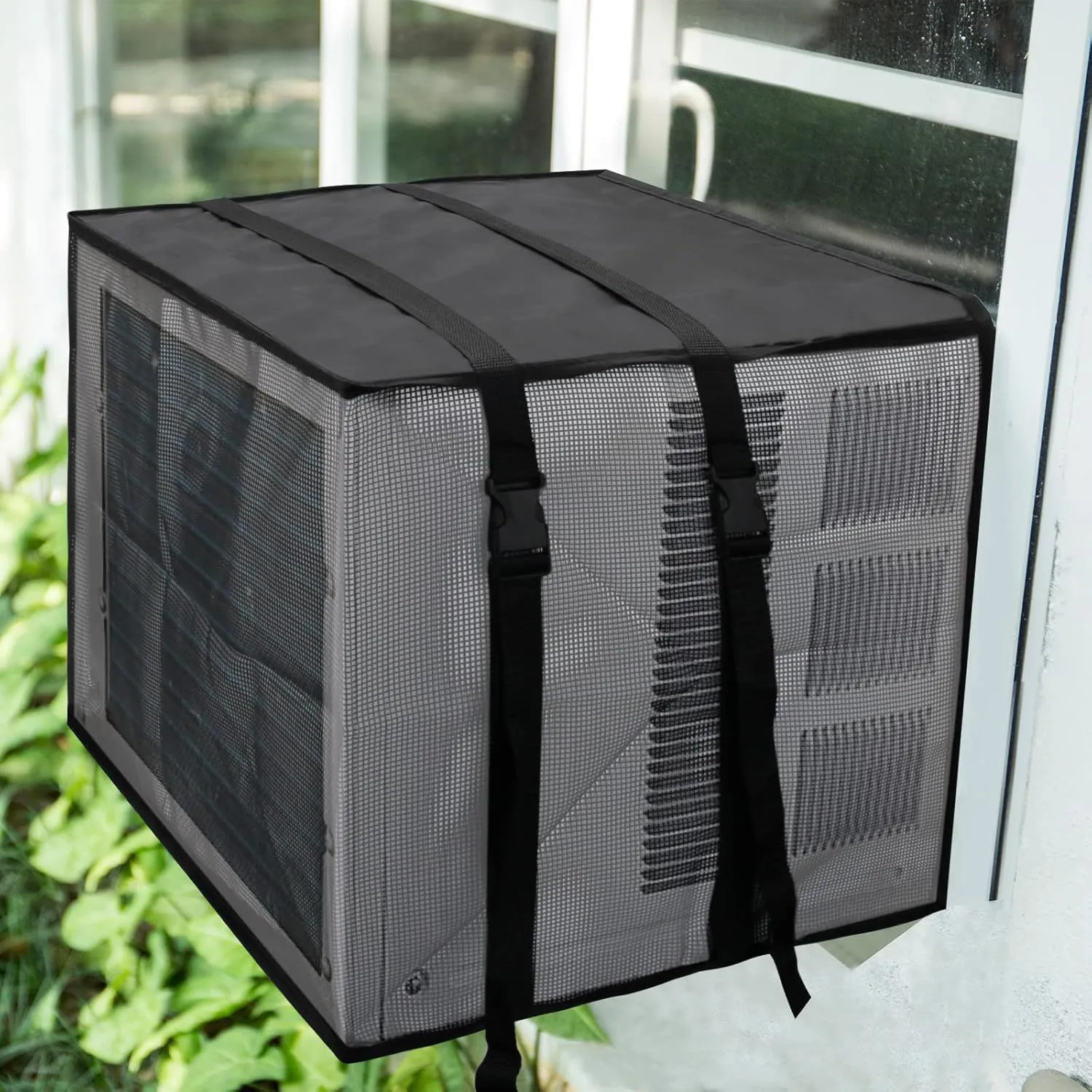 Outdoor Waterproof Air Conditioner Cover Sunproof Dustproof Oxford Fabric AC Unit Protective Cover For Outside Weatherproof