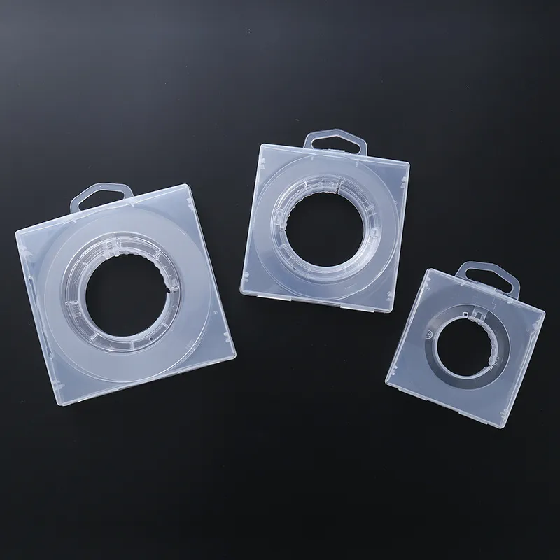Bobine De Fil De Pêche En Plastique Transparent Planchette De Bobinage Pour Accessoire De Matériel De Pêche En Plein Air
