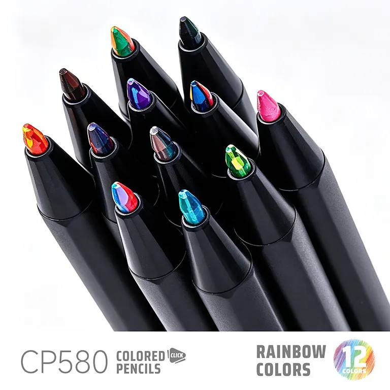 Professional Retractable Colored Pencils Set Soft Oily Lead Color Pencils For Drawing Art Sketching