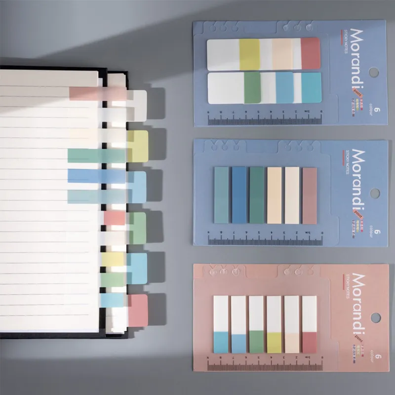 Morandi PET Index Tabs Αυτοκόλλητες Σημειώσεις Ημιδιαφανείς Δείκτες Σελίδων Διαφανείς Αυτοκόλλητες Σημειώσεις Για Σχολείο Γραφείο Μελέτη