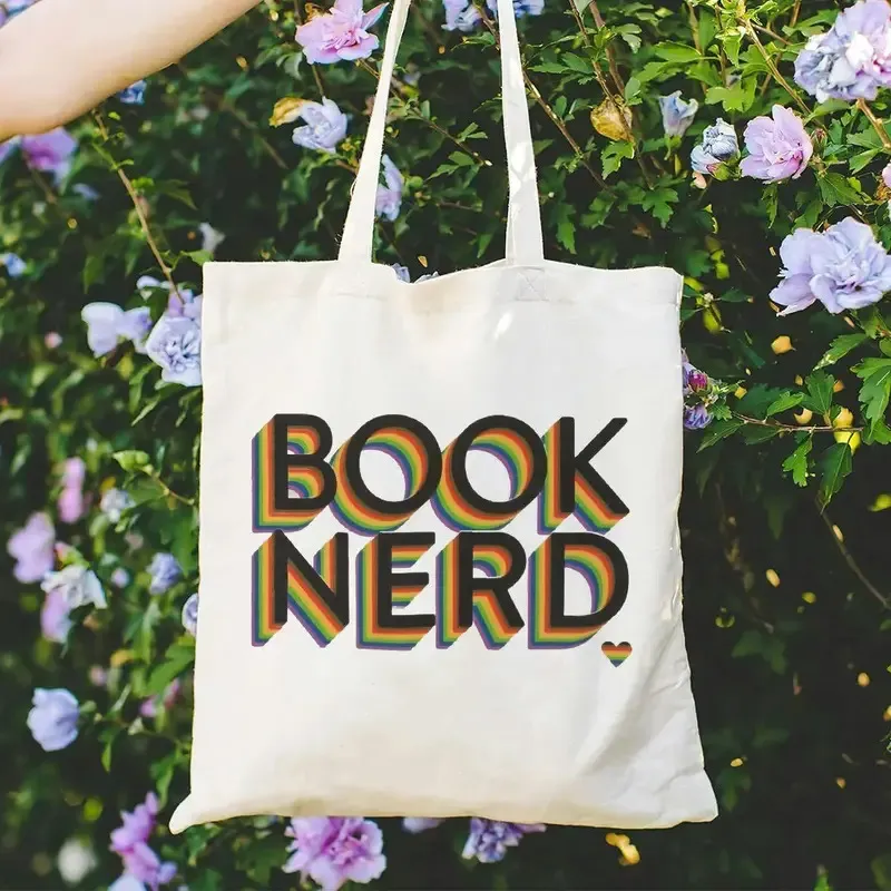 Borsa Tote in Tela Casual da Donna Borsa a Mano di Grande Capacità Borsa della Spesa Riutilizzabile Borsa a Tracolla Stampata Estetica