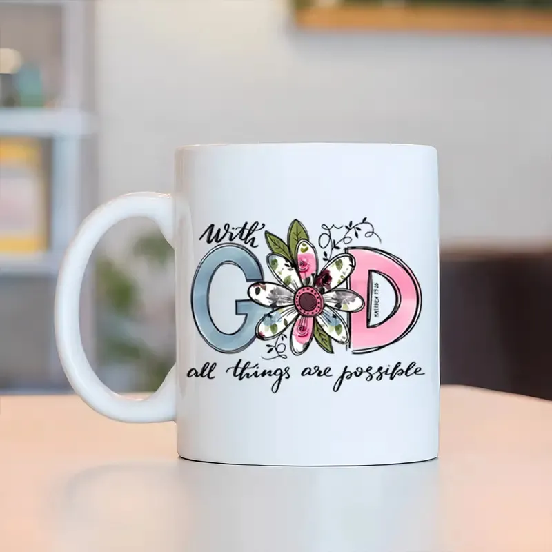 Tasse à Café en Céramique Blanche Avec Impression De Dessin Animé Drôle Graphique Mignon Tasse à Thé