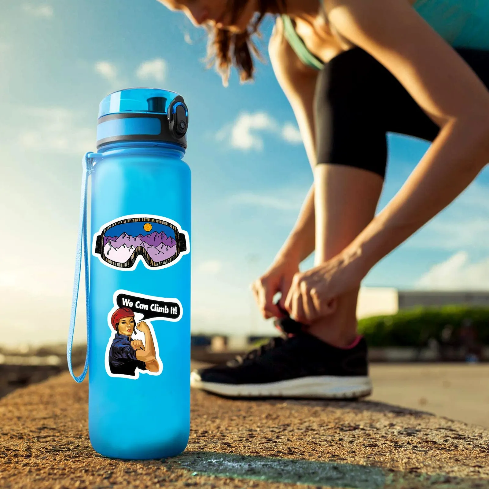 Waterproof Graffiti Stickers PVC Self Adhesive Decals For Phone Case Water Bottle Skateboard Laptop Helmet Journal Decoration