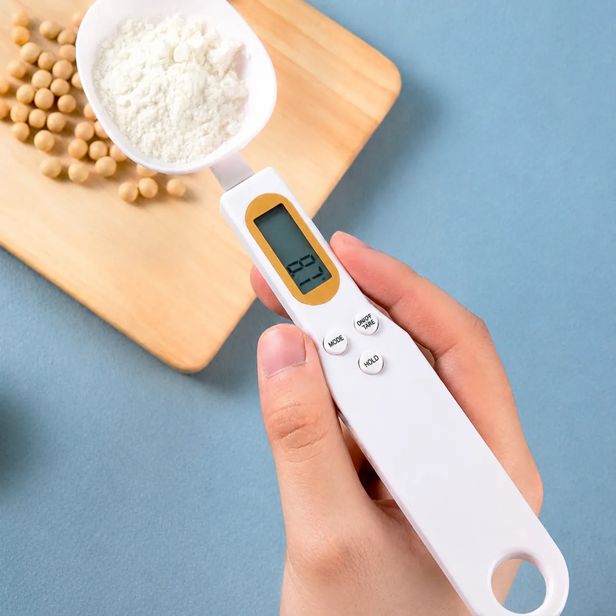Digital Electronic Spoon Scale Portable Kitchen Measuring Spoon With LCD Display High Precision Food Scale For Home Kitchen