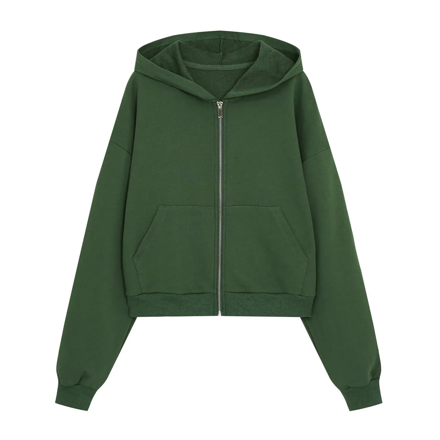 Women Casual Washed Zip Up Hoodie And Sweatpants Solid Color Long Sleeve Top And Bottom Fashion Streetwear Tracksuit