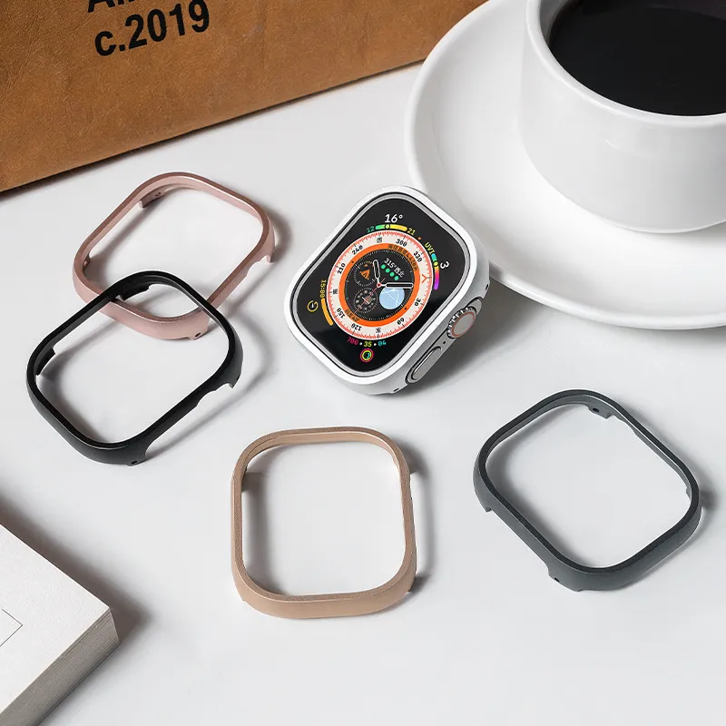 Aluminum Alloy Protective Case For Smartwatch Metal Bumper Frame Cover Shell Watch Replacement Accessories