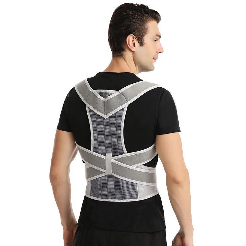 Unisex Posture Corrector Belt Breathable Back Support Brace For Men Women Adjustable Shoulder Humpback Correction Brace