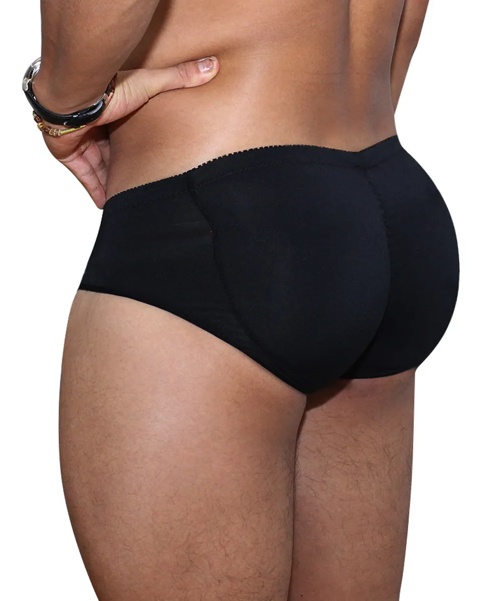 Men's Padded Breathable Hip Enhancer Underwear Sexy Butt Lift Briefs Body Shaper Padded Buttocks Underwear For Men