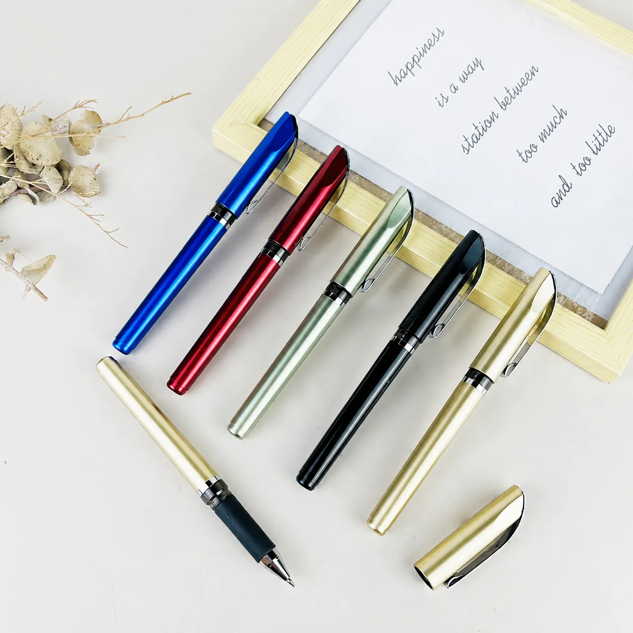 Kunststoff Gelschreiber Geschäft Signature Pen Glattes Schreiben Feinpunkt Schreibgerät Für Büro Und Schulbedarf