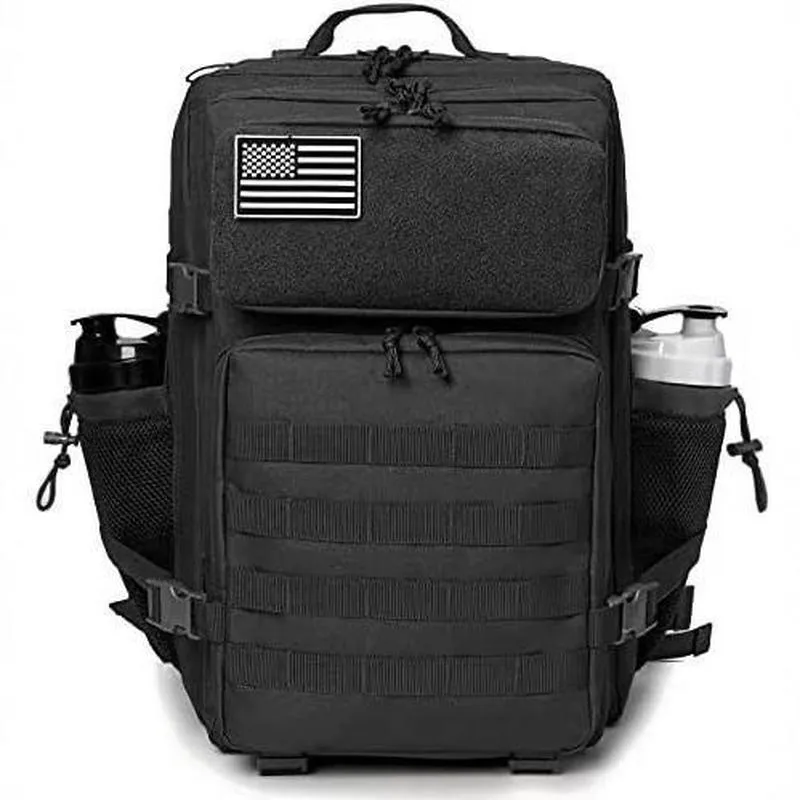 Sac à Dos de Randonnée Tactique Extérieur Homme Multifonctionnel Modulaire Imperméable Molle Sport Alpinisme