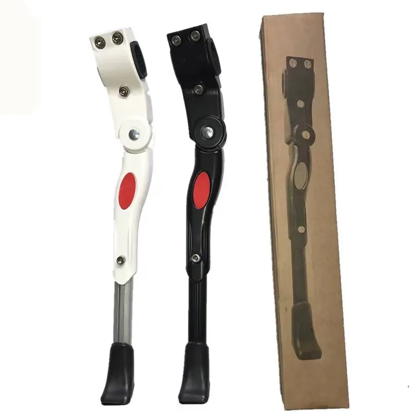Cavalletto per Bicicletta Regolabile in Lega di Alluminio Mountain Bike Montaggio Posteriore Supporto Laterale