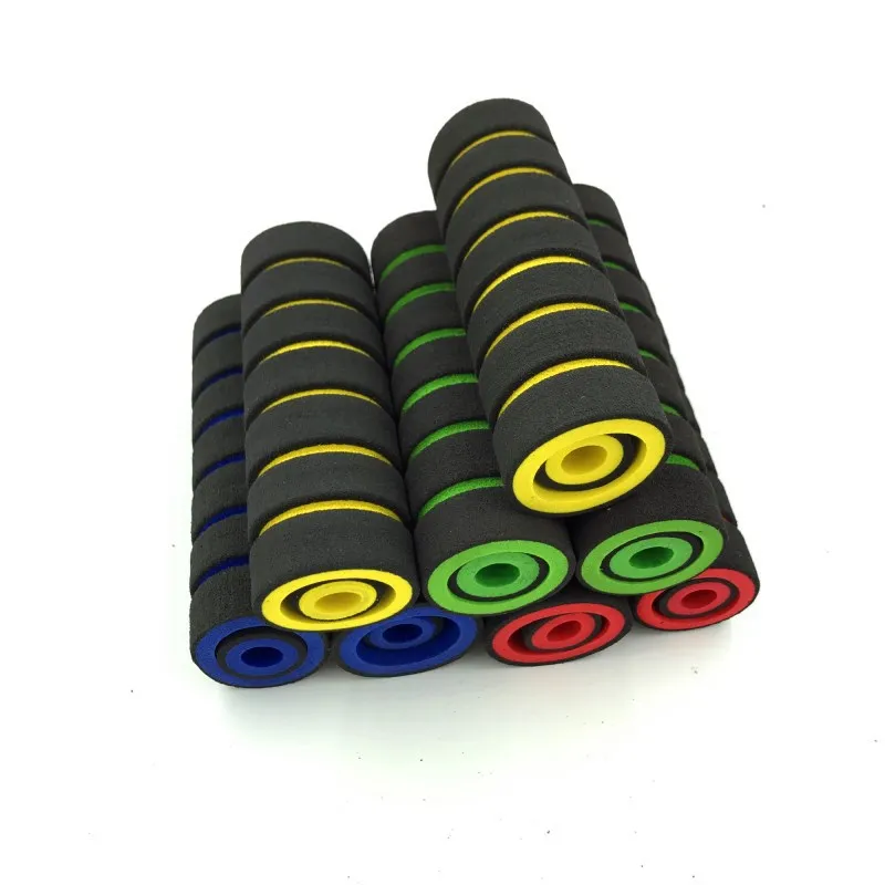 Motorcycle Bicycle Foam Sponge Handlebar Grips Anti Slip Shock Absorbing Soft Bar Grips For Motocross Bike Cycling