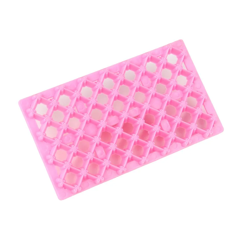 Moule à Fondant en Plastique Moule à Gaufre de Biscuit d'Art de Sucre Cœur Papillon Fleur Diamant Outil de Cuisson Accessoires de Cuisine